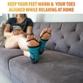 thumbnail image 7 of Toe Separator Socks by Stretch; Toe Spacer Foot Alignment Sock for Bunion Relief, 7 of 7