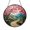 Acrylic 3.5 Inch, variant on Blossom Path Mountain View Window Hanging – Stained Glass Style Decor