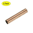 thumbnail image 1 of Unique Bargains Copper Round Tube 19mm OD 1mm Wall Thickness 100mm Length Straight Tubing 2 Pcs, 1 of 3