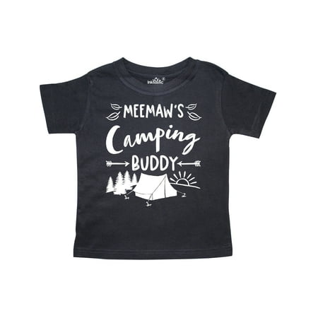 

Inktastic Meemaws Camping Buddy Gift Toddler Boy or Toddler Girl T-Shirt