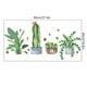 thumbnail image 3 of Adhesivos De Pared Con Plantas En Maceta, Vinilo Decorativo Removible, Adhesivos Artísticos Para El Dormitorio De Los Niños, Adhesivos De Pared Para Cualquier Habitación, Escuela, 3 of 6