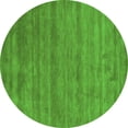 thumbnail image 1 of Ahgly Company Indoor Round Abstract Green Contemporary Area Rugs, 5' Round, 1 of 1