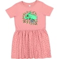 thumbnail image 3 of Inktastic Tiny, Cute Chameleon Girls Toddler Dress, 3 of 5