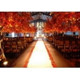 thumbnail image 3 of 50 ft Satin Aisle Runner 60" wide 100% Seamless Fabric Wedding 20 Colors", (Color: Black), 3 of 3