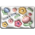 thumbnail image 1 of Alfombrilla de baño antideslizante con diseño floral de 40 x 60 cm, alfombrilla de baño, alfombrilla antideslizante, alfombrilla de baño de diatomita, alfombrilla de suelo 3D Vision para ducha, baño e, 1 of 5