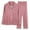 Watermelon Red, variant on Hvyesh Women's Long Sleeve Loungewear Pjs Sets Casual Lapel Button Polka Dot Print Two Piece Sleepwear Suit Cute Button Down Lapel Nightwear Set with Pocket White
