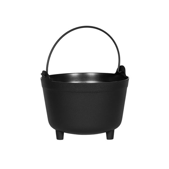 Novelty MFG 48098 Antique Kettle Planter, 9-Inch, Black