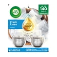 thumbnail image 3 of Air Wick Plug-in Scented Oil Warmer Air Freshener Refills, Fresh Linen, 2 Count, 3 of 15