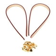 thumbnail image 1 of 2Pcs Bag Hand Strap Split Leather DIY Hand Made Handbag Parts with 8 Sets Light Gold Rivet Set(Salmon Pink ), 1 of 10