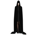 thumbnail image 2 of gótico con capucha Disfraz de Disfraz gótico Medieval Capas de Halloween para adultos Mujeres Hombres Carnaval Festival Foto 170cm Sunnimix capa capa, 2 of 7