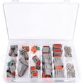 thumbnail image 1 of Electrical Wire Connector Plug, 8 Sets 2 3 4 6 8 12 Pin for Deutsch DT Connector Assortment Kit, 1 of 7