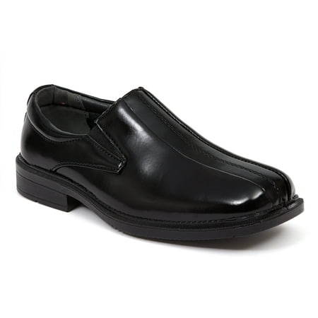 

Deer Stags Boys Wings Dress Comfort Slip-On- Black- 5.5 Big Kid Medium