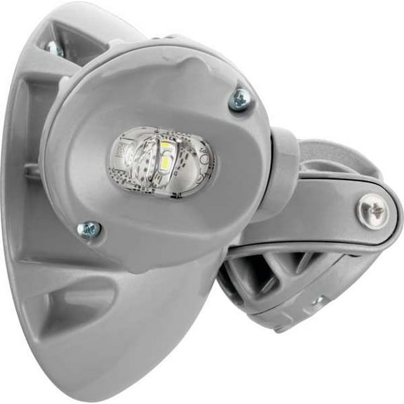 Lithonia Lighting Remote Head,8 to 30 V,LED,Cst Alum,Sil ELMRW LP220L DNAXD T