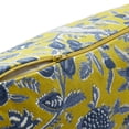thumbnail image 6 of Creative Co-Op Cotton Pillow with Floral Pattern and Yarn-Wrapped Tassels, 6 of 11