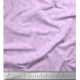 thumbnail image 1 of Soimoi Georgette Viscose Fabric Leaves & Floral Night Wear Print Fabric by The Yard 42 Inch Wide, 1 of 1