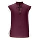 thumbnail image 1 of pstuiky Camisetas sin mangas para hombre, Camisa de hombre mejorada sin mangas estilo hippie, informal, playera, con cuello levantado y cuello vuelto. Camisas de hombre l, 1 of 4