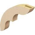 thumbnail image 5 of Ekena Millwork 3"W x 18"D x 18"H Ozark Rough Cedar Woodgrain TimberThane Knee Brace, Primed, 5 of 6