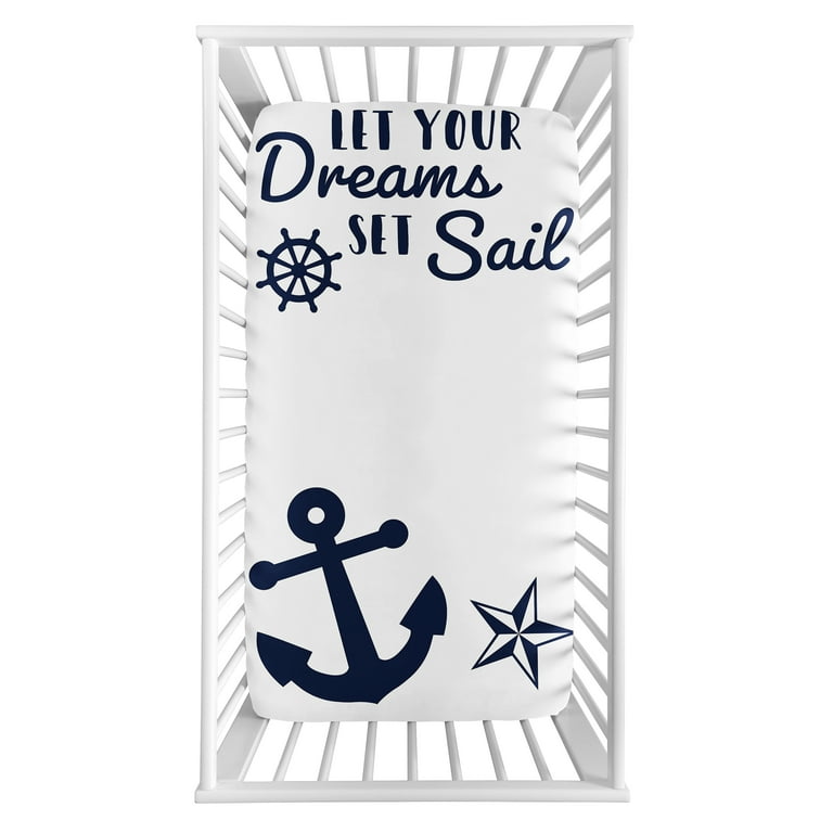 Sailor Collection Photo Op Crib Sheet Walmart