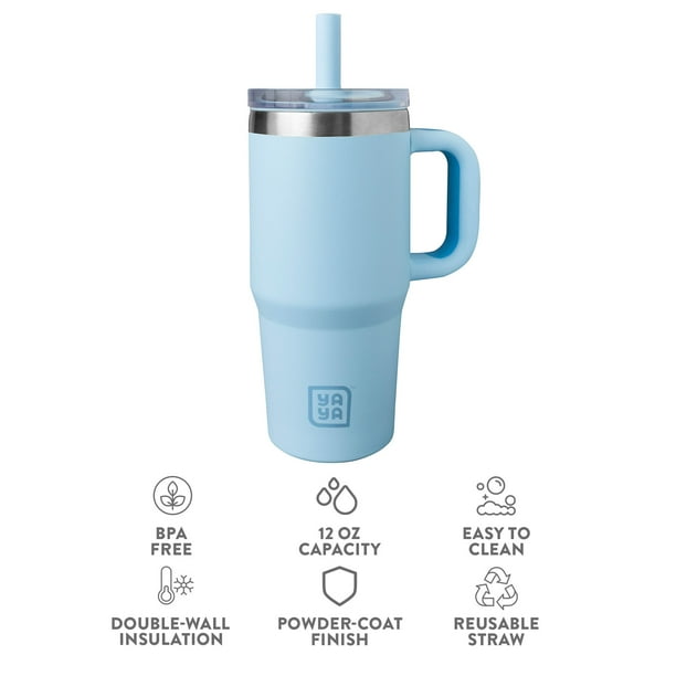 YAYA My First Travel Tumbler for Toddlers 3+ with Reusable Straw