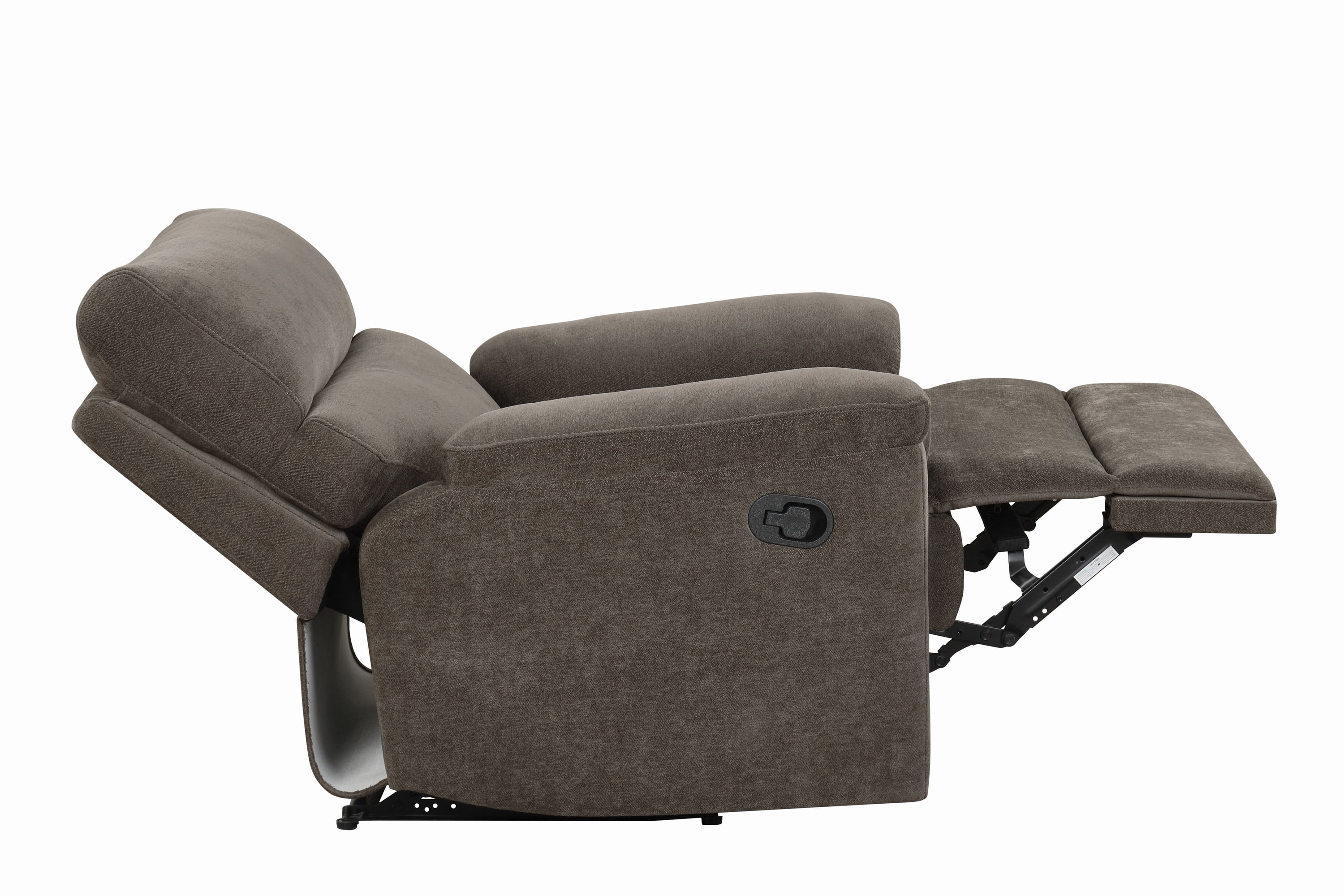 Mainstays Manual Recliner Espresso Woven Fabric
