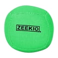 thumbnail image 1 of Zeekio Lunar Juggling Balls - [Juego de 3], Uv reactivo profesional, bolas de 6 paneles, cuero sintético, relleno de mijo, 110 g cada uno, verde sólido, 1 of 2
