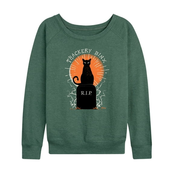 Hocus Pocus - Binx Graveyard - Women's French Terry Long Sleeve Shirt