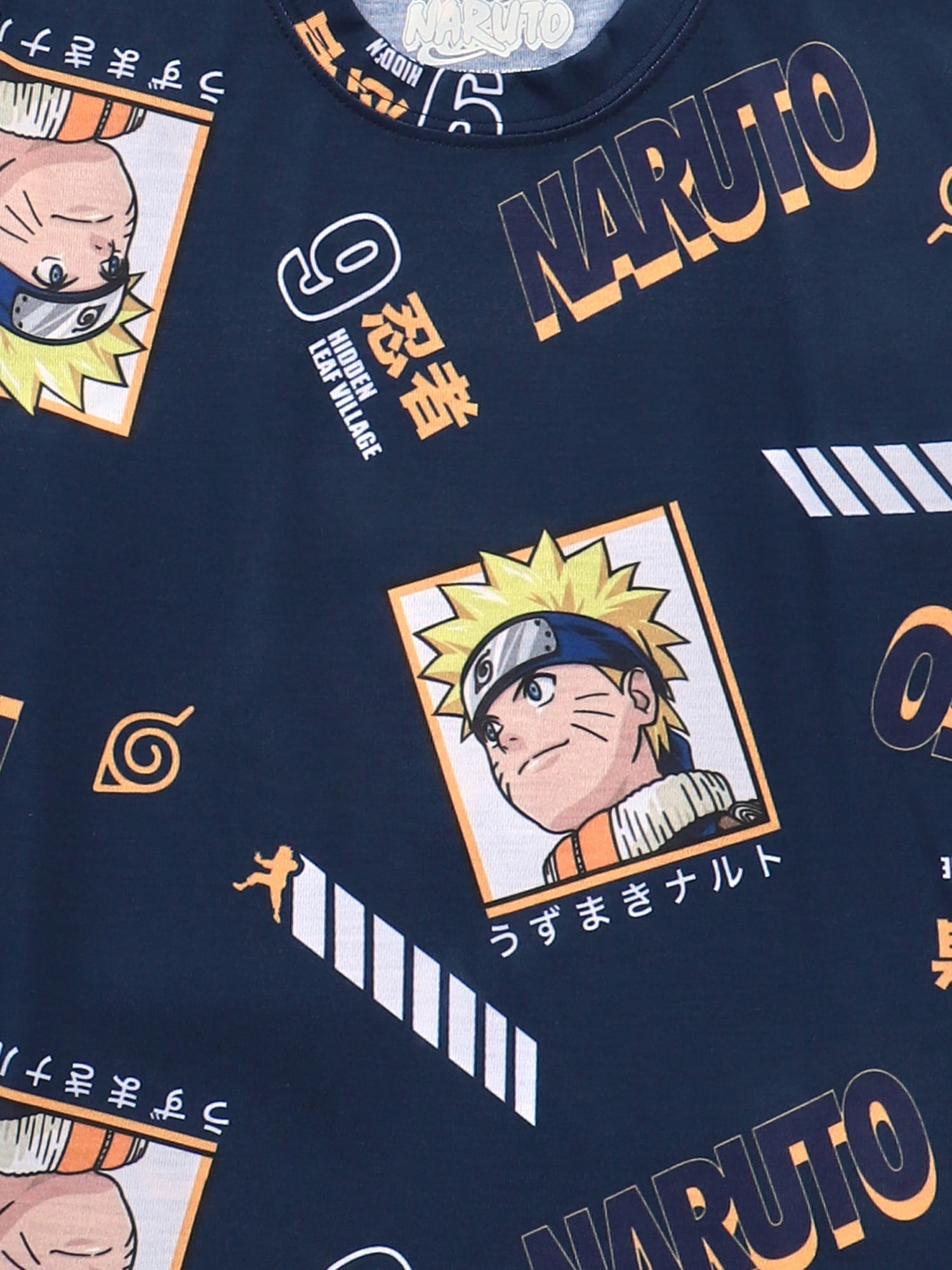 Naruto Boys Graphic Short Sleeve and Long Sleeve Tees, 2-Pack, Sizes XS-XXL
