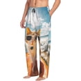 thumbnail image 6 of Sikiie Surfing Cat Sun Pajama Pants Men, PJ Bottoms, Sleep & Lounge Pants-Large, 6 of 6