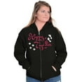 thumbnail image 3 of Happy Together Pet Owner Dog Cat ion Womens Plus Size Graphic Zipper Hoodie Brisco Brands 5X, 3 of 5