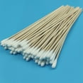 thumbnail image 7 of 6 Inch Single-Tip Absorbent Cotton Tipped Wooden Applicator Swabs 200Pc - For Personal Hygiene Cleaning, Makeup Application, Ear Wax Removal, Wound Care, Household Use - For, 7 of 7