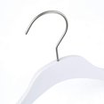 thumbnail image 6 of 20 Luxury Slim Space Saving Wooden Clothes Hanger with Squared Pant Bar Best for Shirts, Blouses, Pant, Dress, Hangers White (White - Shirt/Blouse, 20), 6 of 6