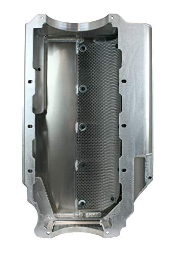 Moroso 21598 Drag Race Oil Pan - Aluminum - Wet Sump - 8.500" Sump Depth - Donovan/Merlin