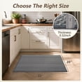 thumbnail image 2 of SIXHOME 20" x 32" Kitchen Rug and Mat Nonslip Stripes Indoor Floor Rug Gray, 2 of 7