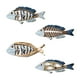 thumbnail image 1 of 4 piezas de esculturas de pared de peces, decoración de pared, adornos de madera con temática de playa, estilo mediterráneo, para pasillo, comedor, en, 1 of 9