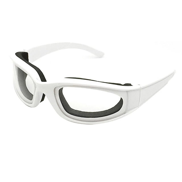 Milaget Practical Onion Goggles Tearless Household Kitchen Gadgets Eyewear Windproof White