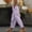 34-Purple, variant on Wide Leg Pants Woman Womens Linen Pants High Waisted Elastic Drawstring Lounge Trousers Beach Palazzo Pants with Pockets 33-Pink XXL