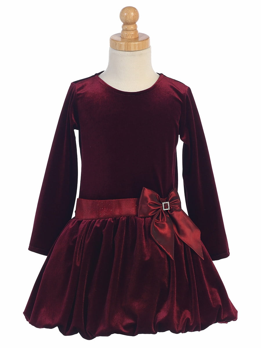 maroon christmas dress