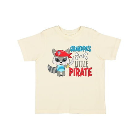 

Inktastic Grandpa s Little Pirate Cute Raccoon with Sword Gift Toddler Boy or Toddler Girl T-Shirt