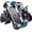 Blue, variant on Motorcycle Phone Mount, [1s Auto Lock][100mph Military Anti-Shake] Bike Phone Holder for Bicycle, [10s Quick Install] Handlebar Phone Mount, Compatible with iPhone, Samsung, All Cell Phone
