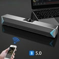 Computer Speaker TV Sound Bar AUX USB Wired and Wireless Bluetooth Home