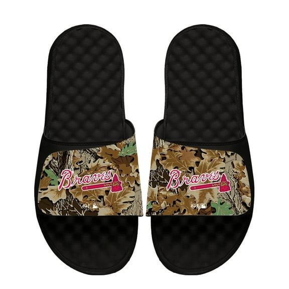 Unisex ISlide Atlanta Braves RealTree Slide Sandals
