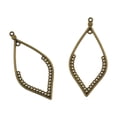 thumbnail image 2 of Colgantes de hojas huecas Perfecl 20 Piezas Bronce, 2 of 5