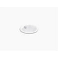 thumbnail image 1 of Kohler K-20211-0 Évier de Salle de Bain Ronde & Encastrée&44; Blanc, 1 of 1