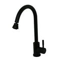 thumbnail image 3 of Empire Faucet Faucet SL7000BMT-A Utilisé pour Cuisine; Pièce Unique; Bec Col de Cygne; Poignée à Levier Unique; Acier Inoxydable Noir Mat avec Finition Résistante aux Bavures; pour Installation à 1 Ou 3 Trous, 3 of 3