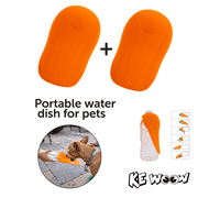 Kewoow 2 Dog water bottle complement fits any bottle of 200 ml, the best choice for routine walks, or whenever you go on a trip. Perfect for cats, dogs, rabbits, or any pets! 