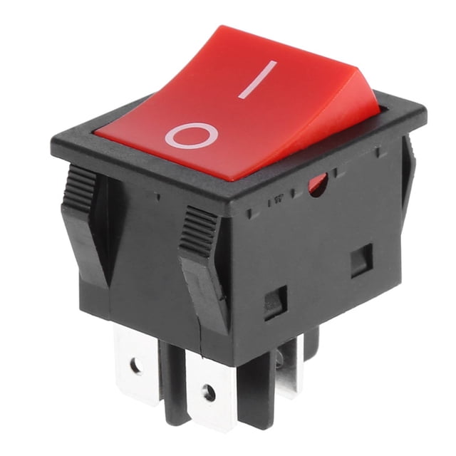 ON OFF Rocker Switch, 30A Welder Welding Machine 4 Pin Boat Type ON Off Rocker Boat Position Switch Welding And Cutting, Rocker Switches