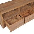 thumbnail image 5 of vidaXL TV Stand Solid Wood Teak with Natural Finish 47.2"x11.8"x15.7", 5 of 10