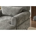 thumbnail image 5 of Chaise Lounge Indoor, Modern Upholstered Sleeper Chair and Sleeper Sofa for Living Room, Small Space, Grey, 5 of 8