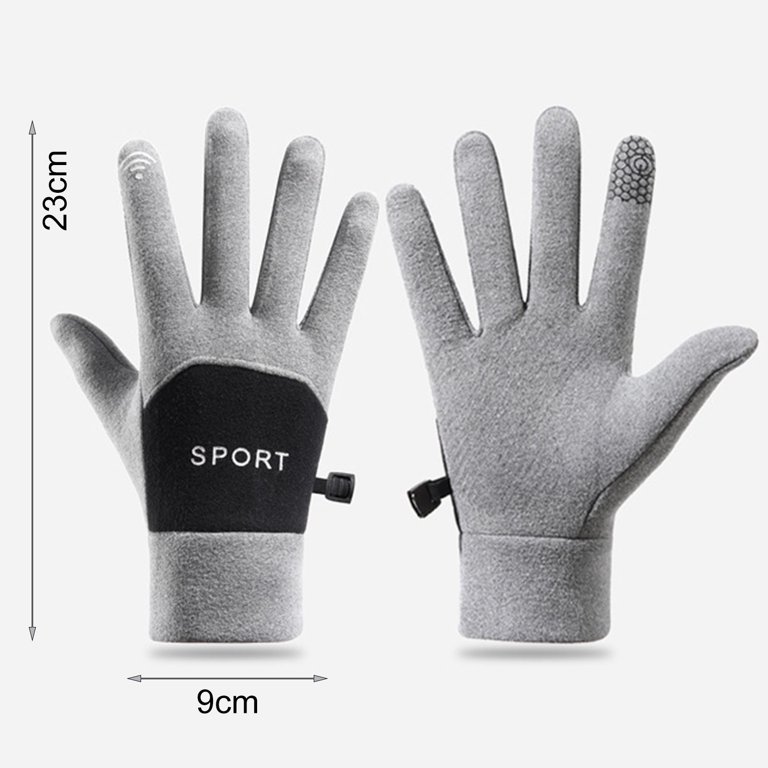 GROFRY 1 Pair Women Gloves Full Finger Touchscreen Anti-slip