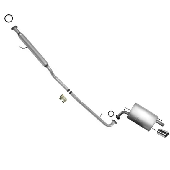Resonator & Muffler Exhaust System for Toyota Camry 2.4L 2.5L 2007-2011